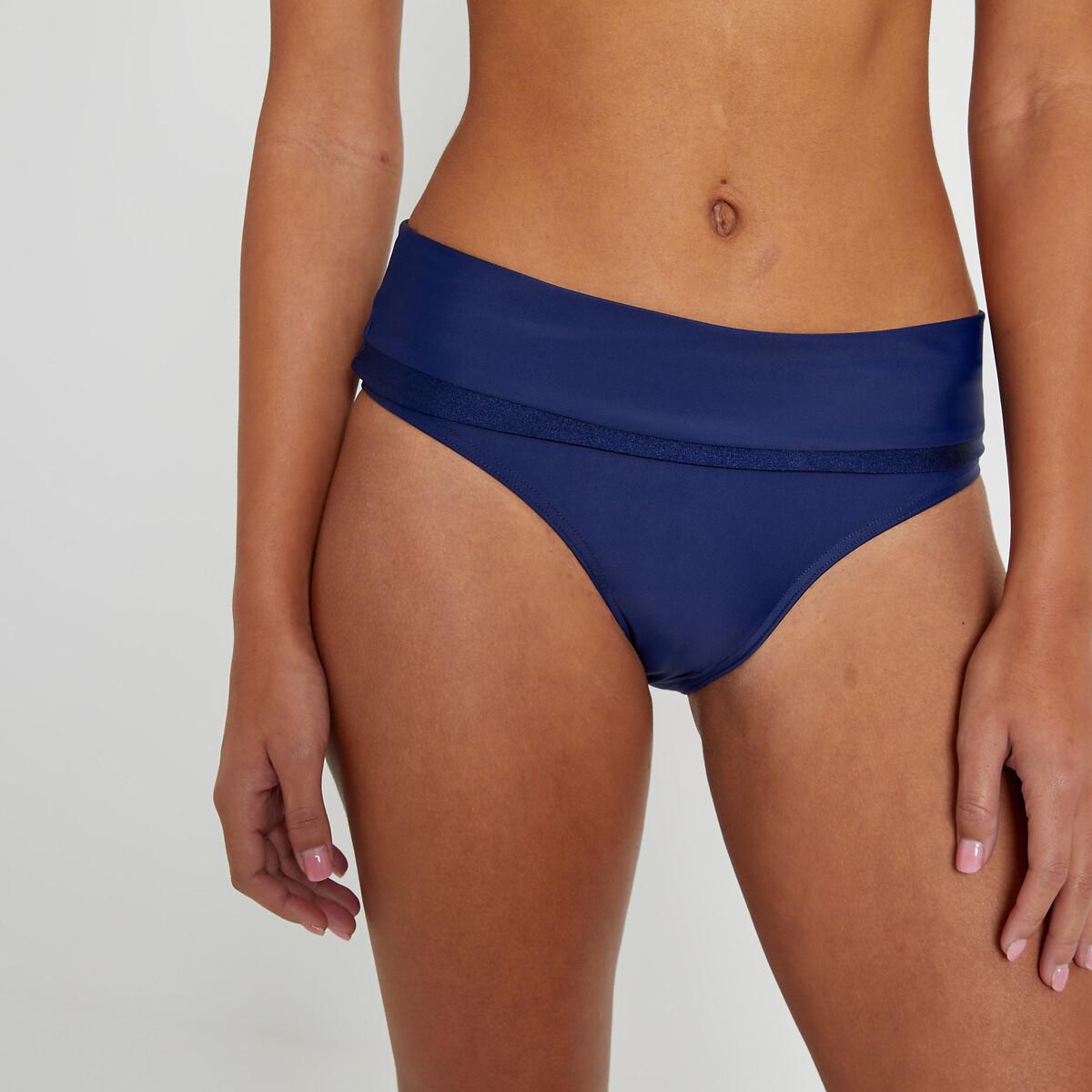 Bikini-slip Mit Shaping-effekt Damen Blau 32 von La Redoute Collections