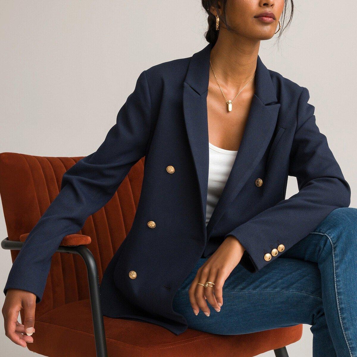 Blazer Damen Blau 44 von La Redoute Collections