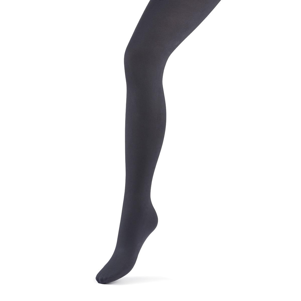 Blickdichte Strumpfhose Damen Grau 33/34 von La Redoute Collections