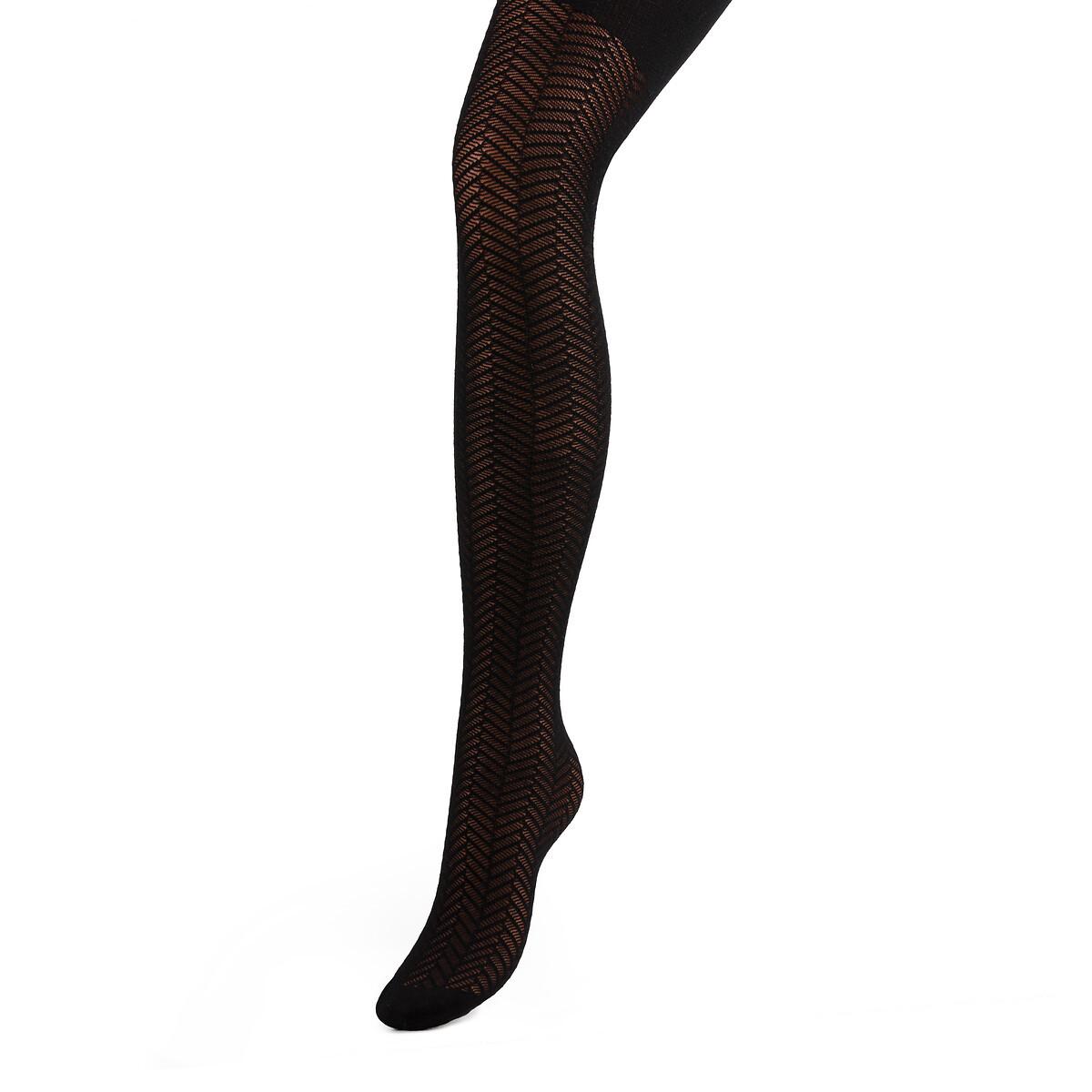 Blickdichte Strumpfhose Damen Schwarz 46 von La Redoute Collections