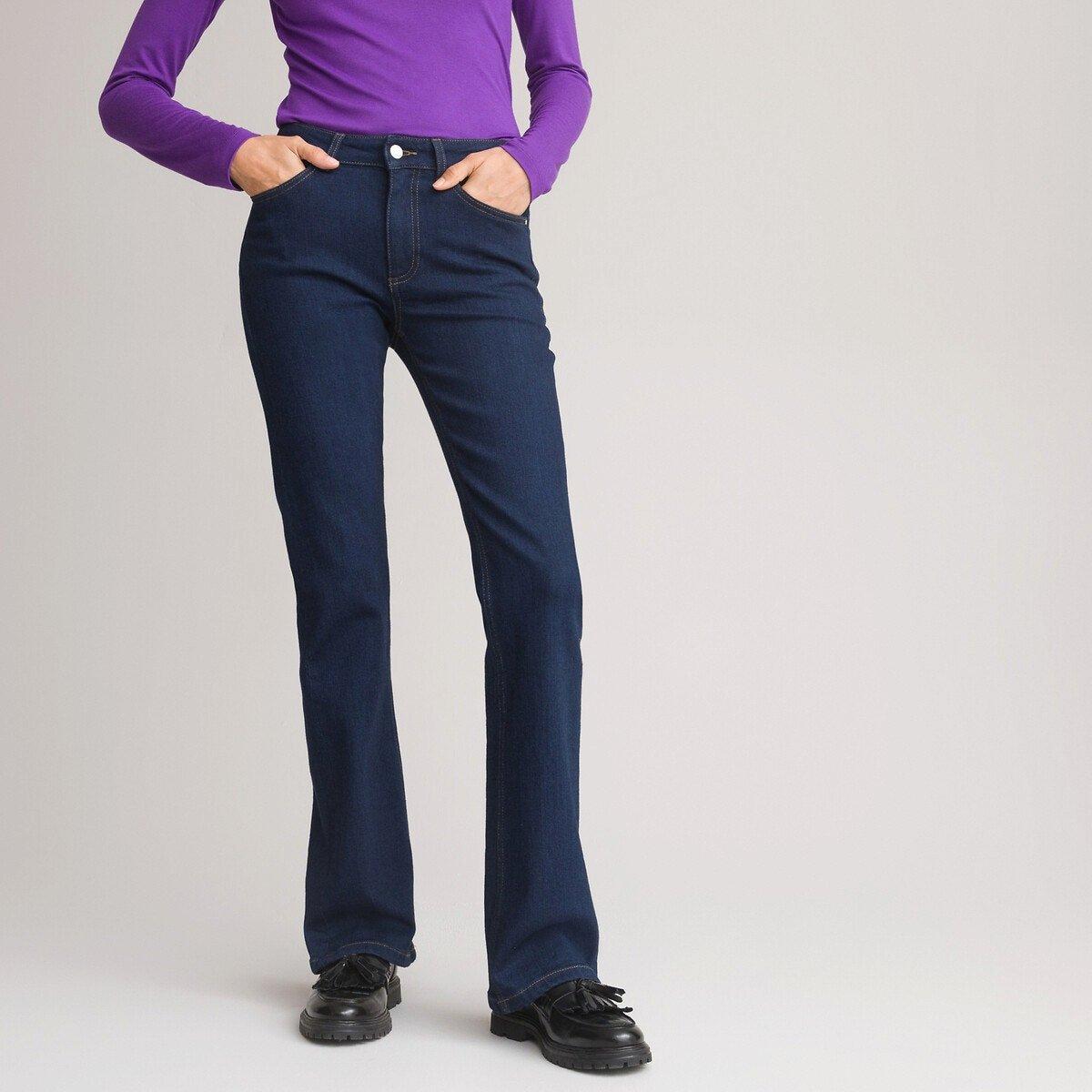 Bootcut-jeans Damen Beige 32 von La Redoute Collections