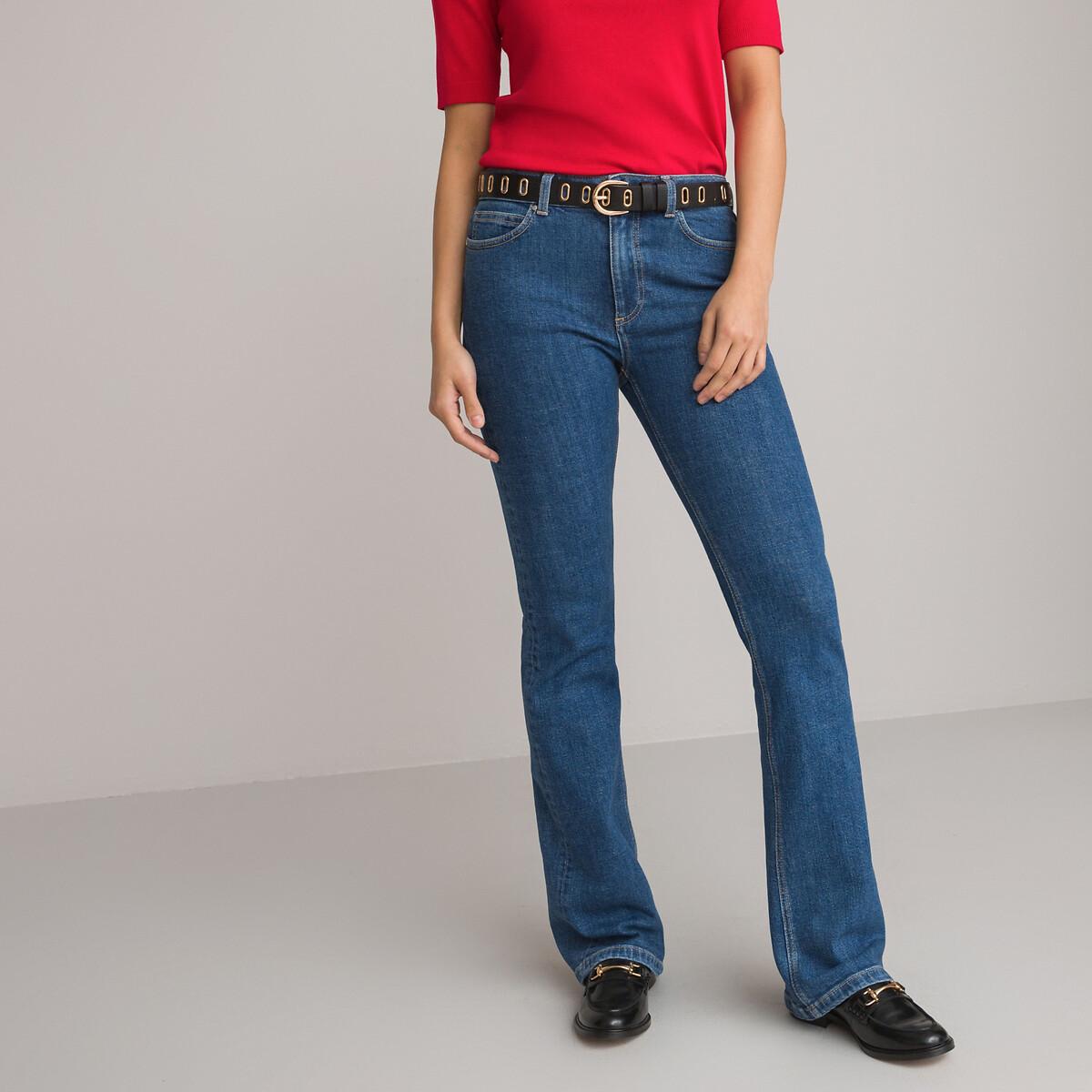 Bootcut-jeans Damen Blau 38 von La Redoute Collections