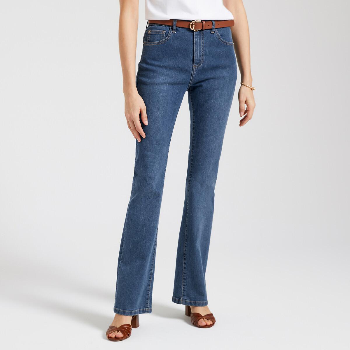 Bootcut-jeans Damen Blau 42 von La Redoute Collections