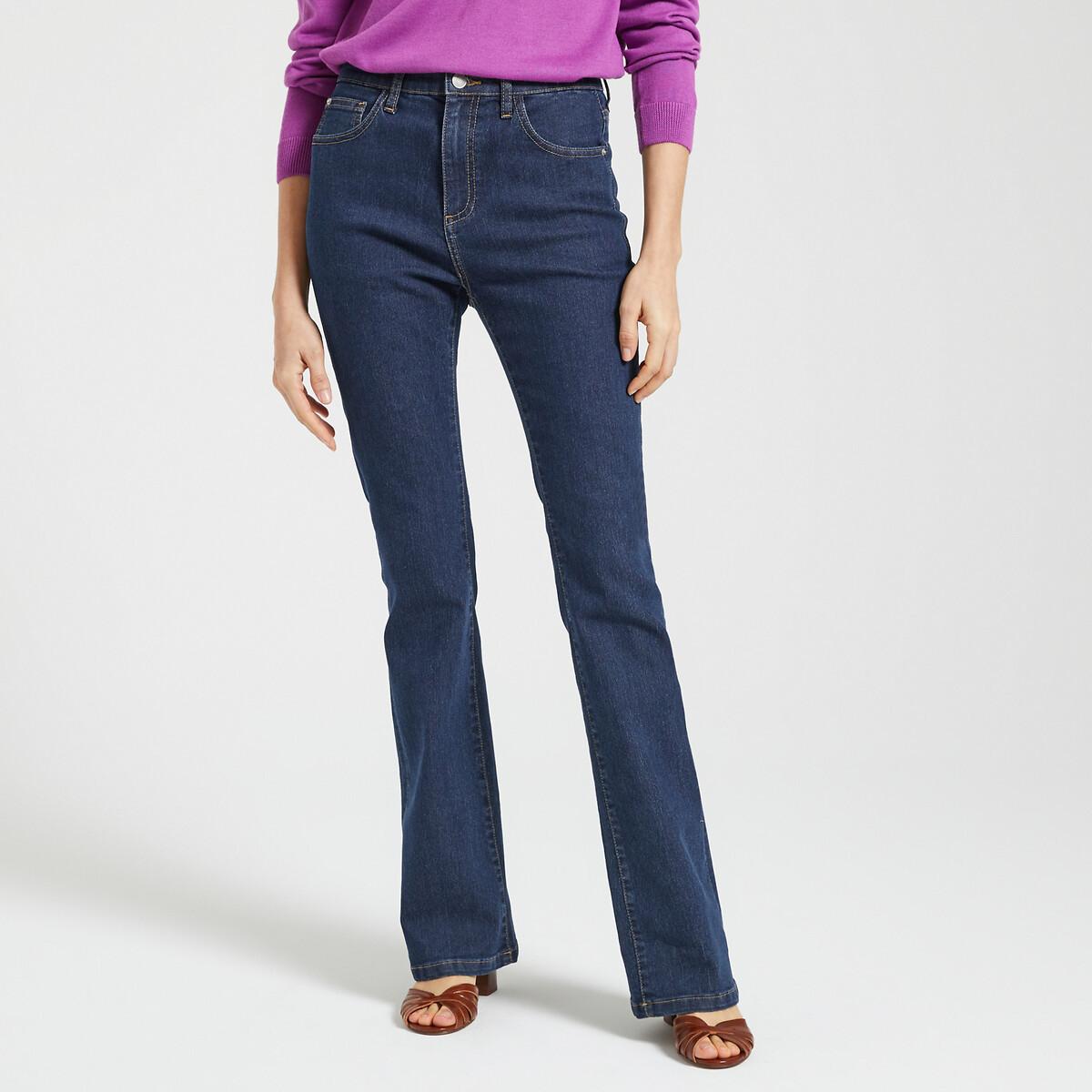 Bootcut-jeans Damen Blau 44 von La Redoute Collections