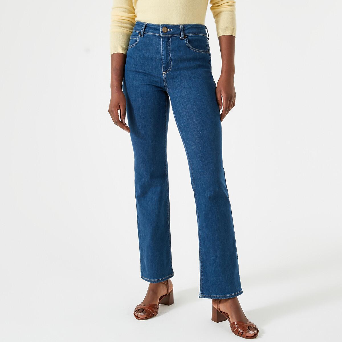 Bootcut-jeans Damen Blau 44 von La Redoute Collections