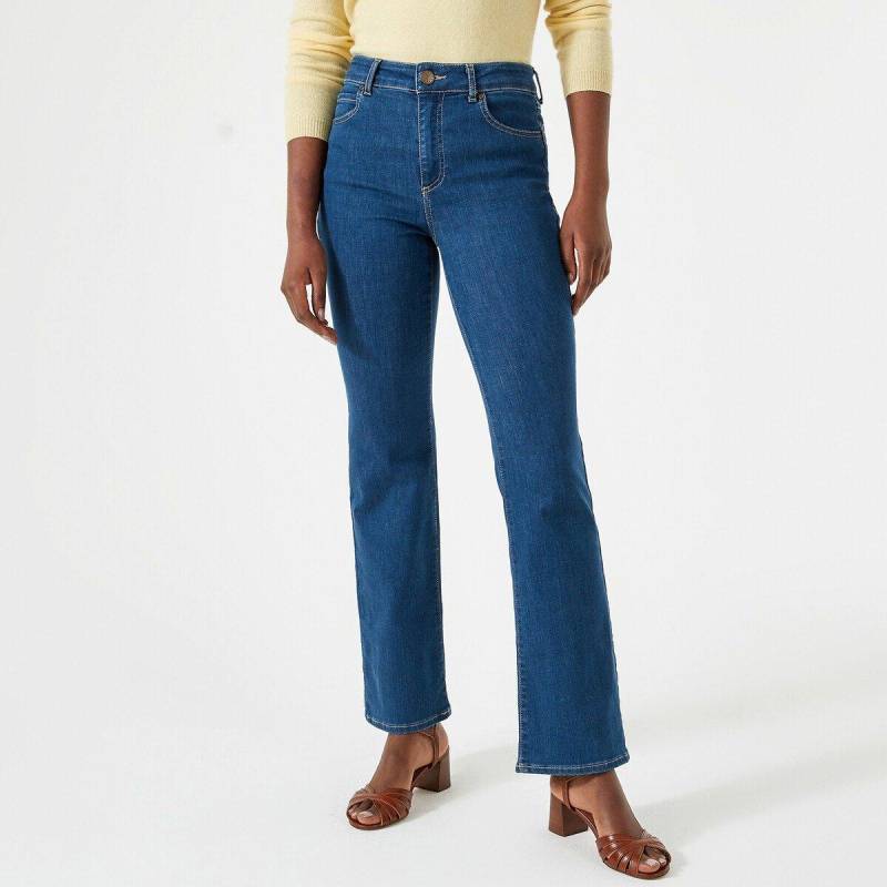 Bootcut-jeans Damen Blau 44 von La Redoute Collections