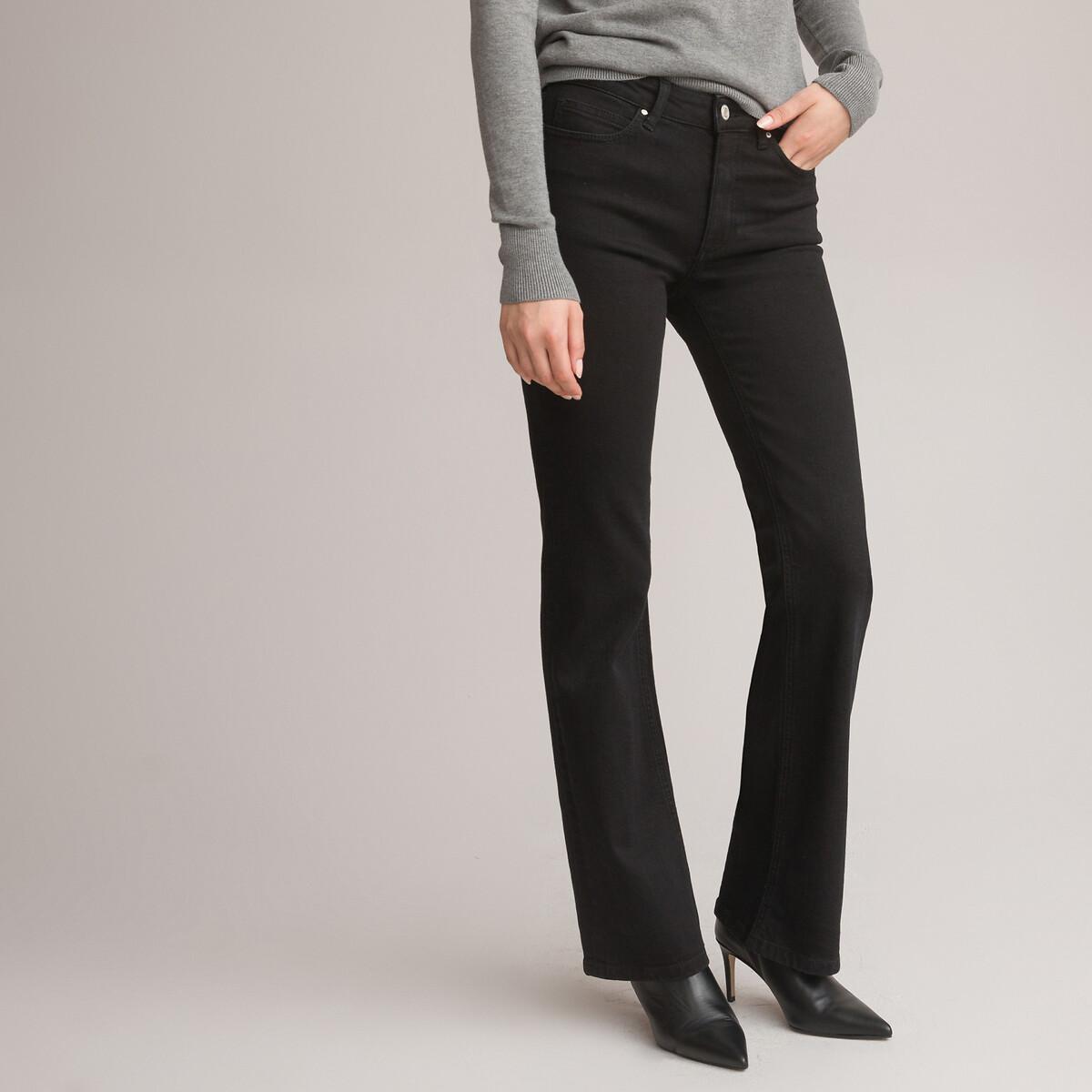 Bootcut-jeans Damen Schwarz 32 von La Redoute Collections