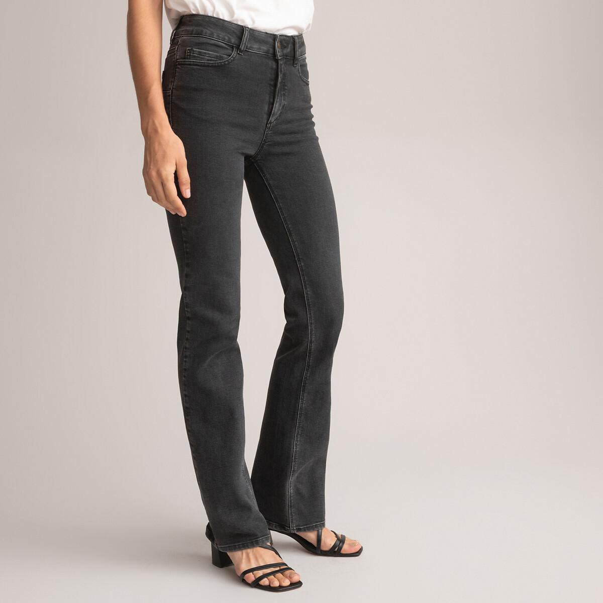 Bootcut-jeans Mit Push-up-effekt Damen Schwarz 36 von La Redoute Collections