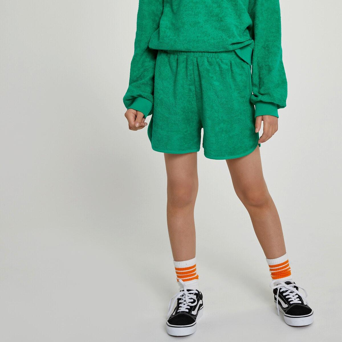 Frottee-shorts Mädchen Grün 114 von La Redoute Collections