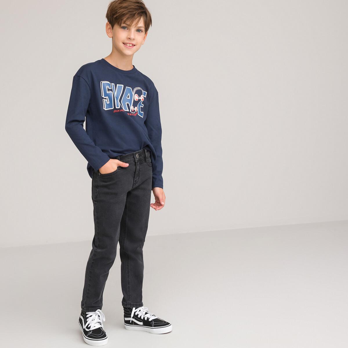 Gerade Jeans Jungen Schwarz 128/134 von La Redoute Collections