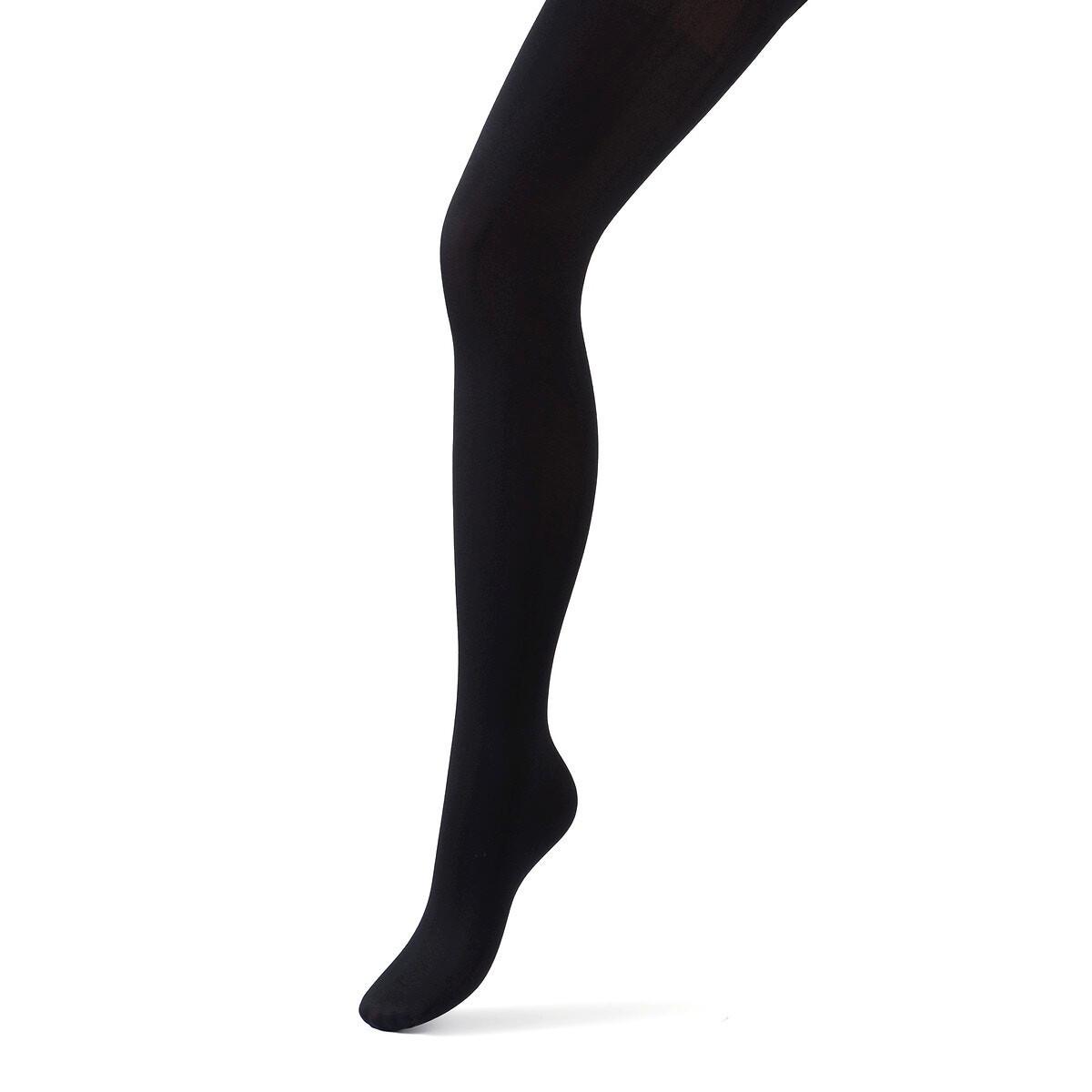 Halb Blickdichte Strumpfhose Damen Schwarz 48/50 von La Redoute Collections