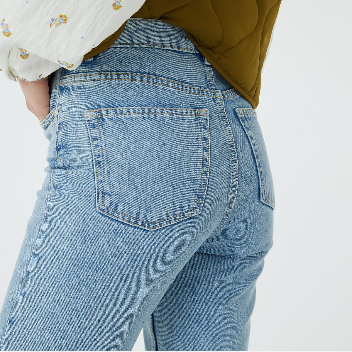 High-waist-jeans Damen Blau 48 von La Redoute Collections