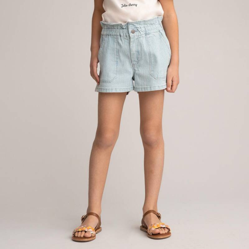 Jeans-shorts Mit Streifen Mädchen Weiss Bedruckt 114 von La Redoute Collections
