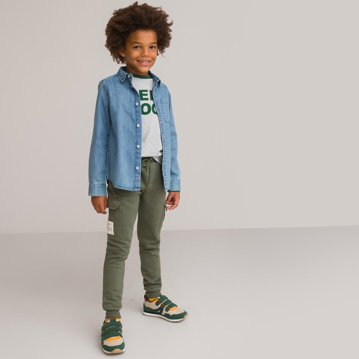 Jeanshemd Jungen Blau 102 von La Redoute Collections