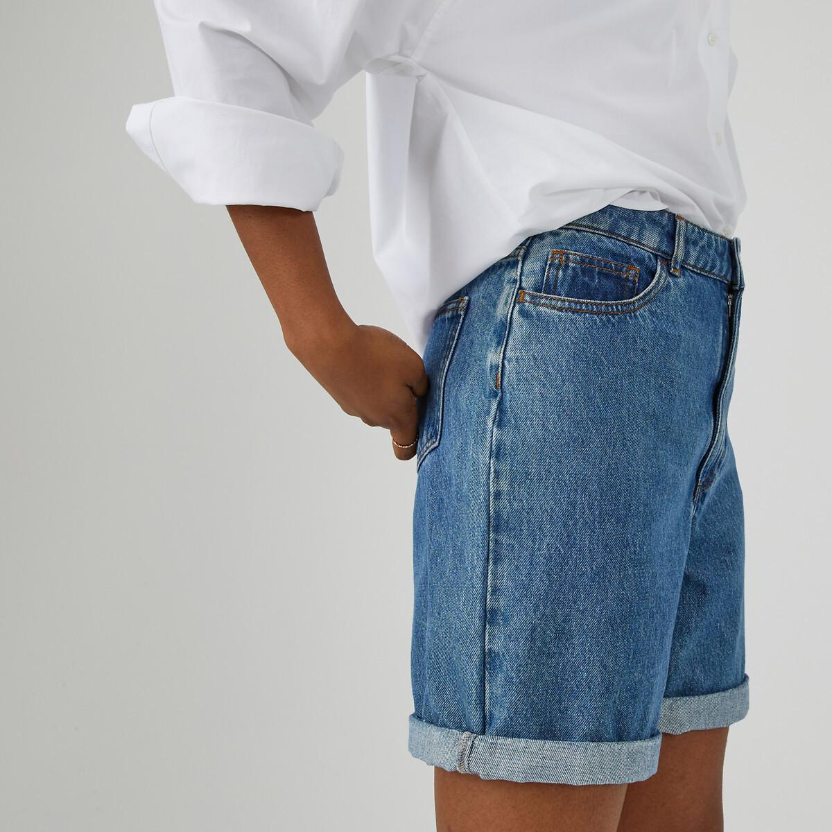 Jeansshorts Damen Blau 46 von La Redoute Collections