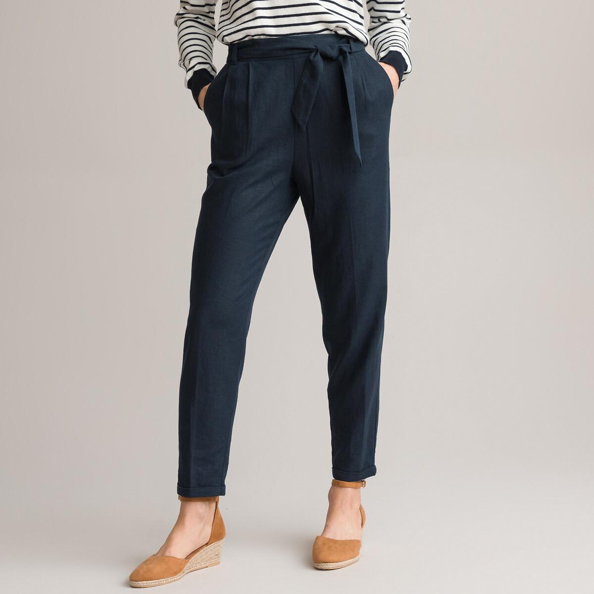 Joggpants Mit Gürtel Damen Blau 40 von La Redoute Collections