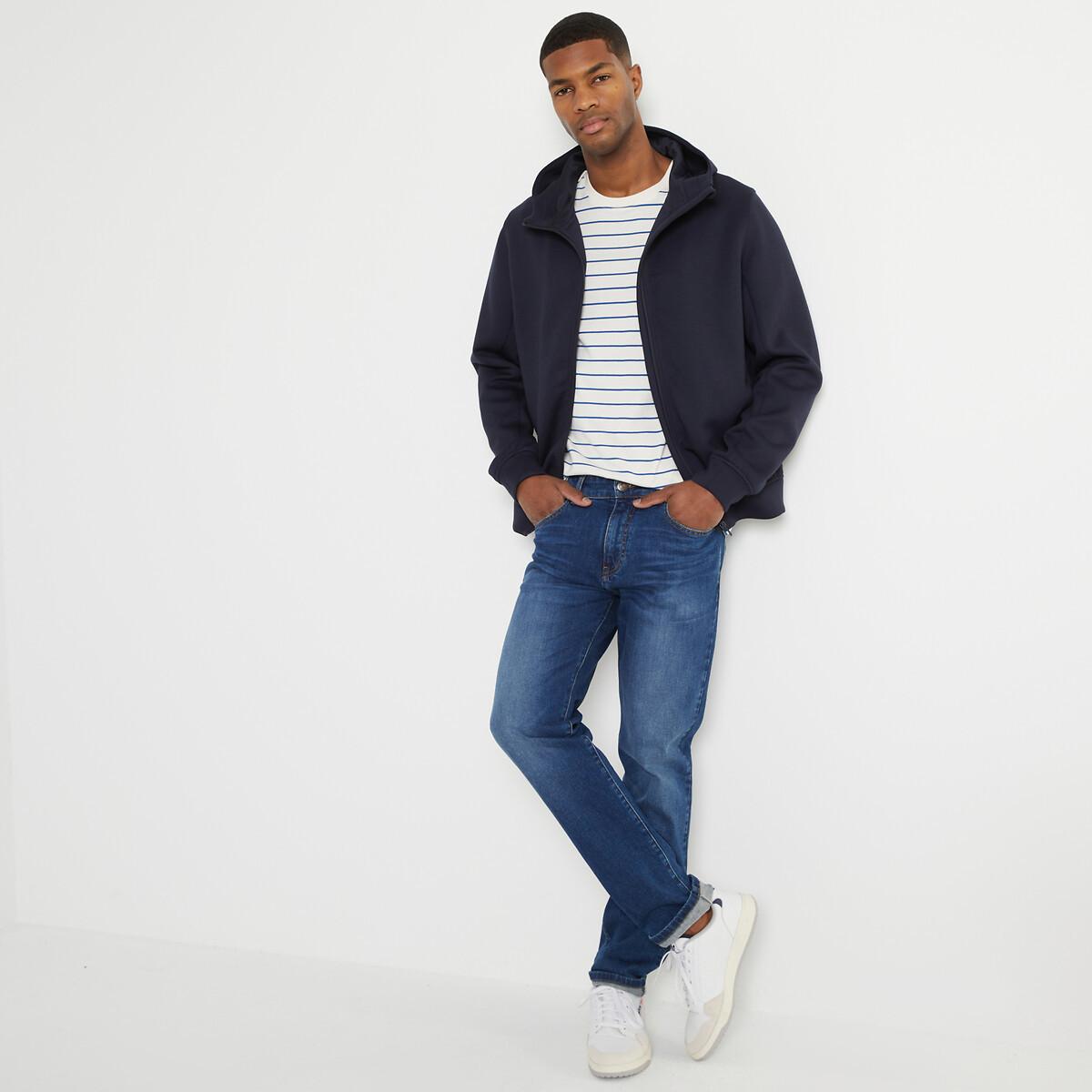 Kapuzensweatjacke Im Sportswear-style Herren Blau M von La Redoute Collections