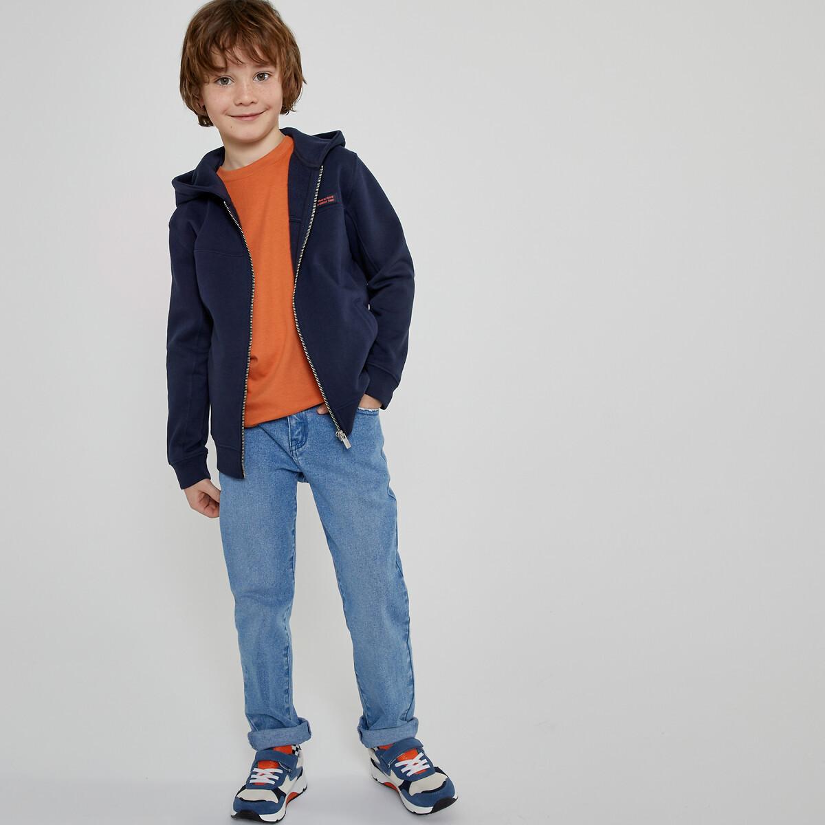 Kapuzensweatjacke Mit Reissverschluss Jungen Blau 128/134 von La Redoute Collections