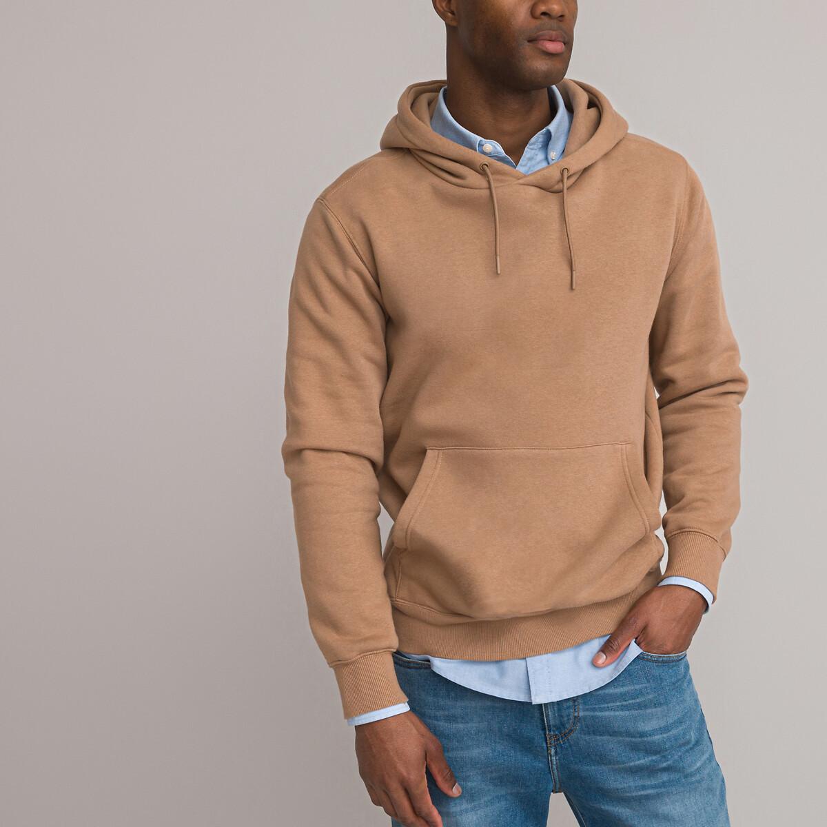 Kapuzensweatshirt Herren Beige M von La Redoute Collections