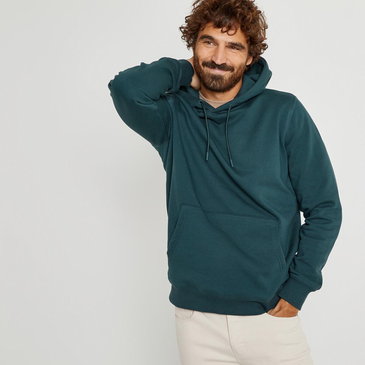 Kapuzensweatshirt Herren Grün L von La Redoute Collections