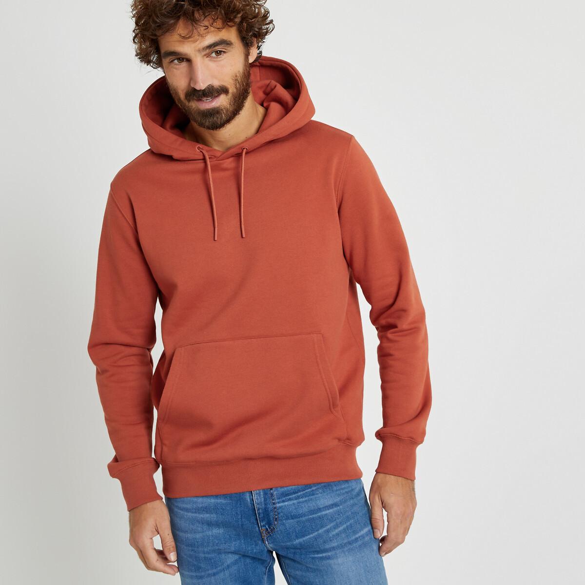 Kapuzensweatshirt Herren Orange M von La Redoute Collections