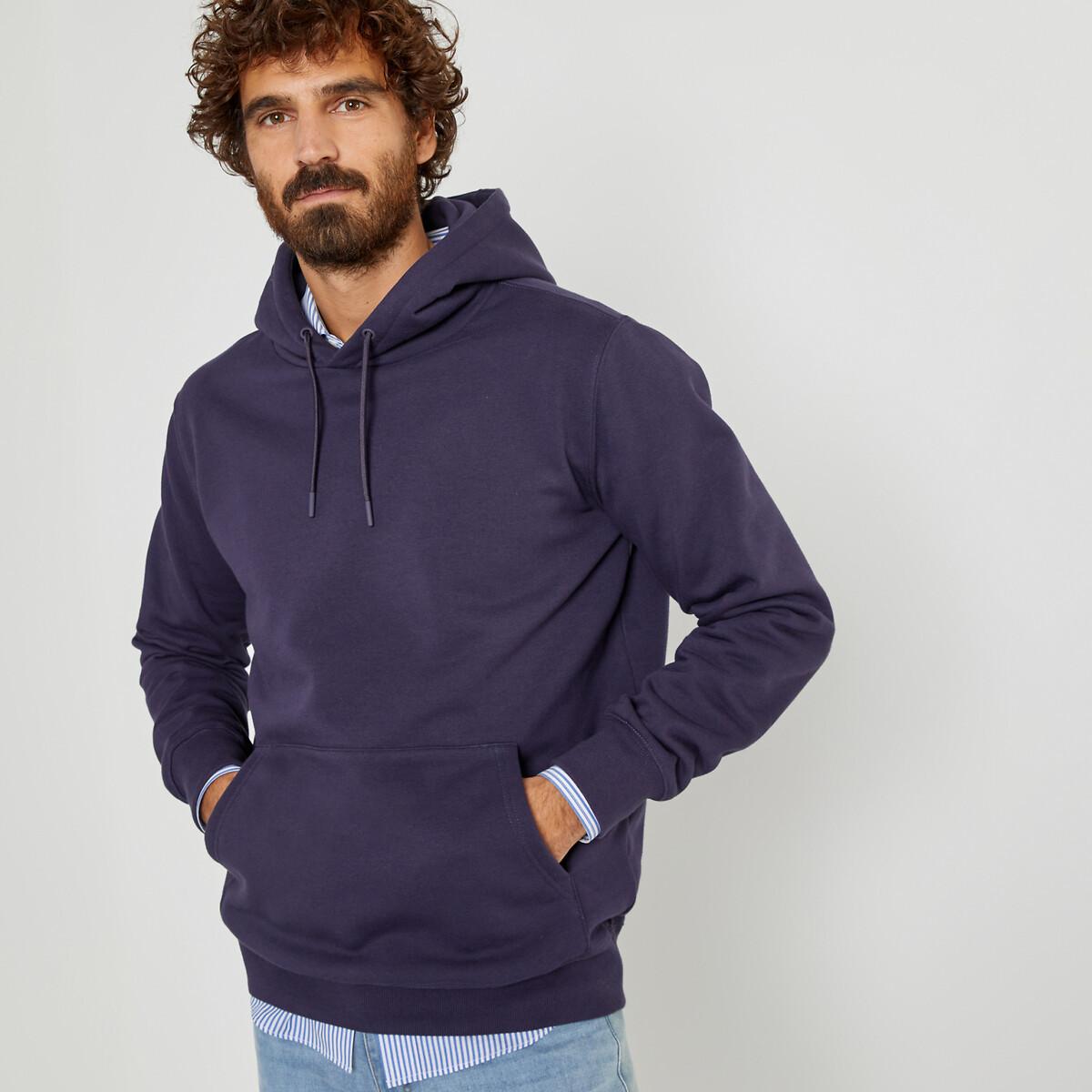 Kapuzensweatshirt Herren Violett L von La Redoute Collections