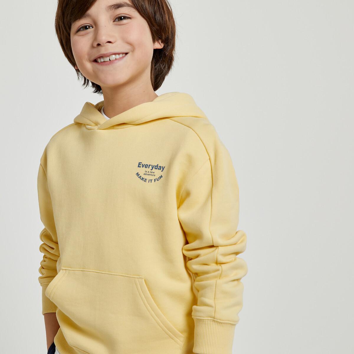 Kapuzensweatshirt Jungen Gelb 128/134 von La Redoute Collections