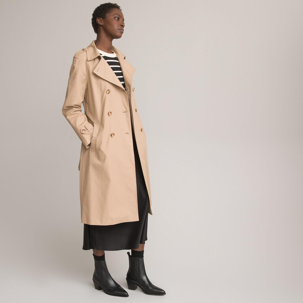 Trenchcoat Signature Damen Beige 48 von La Redoute Collections