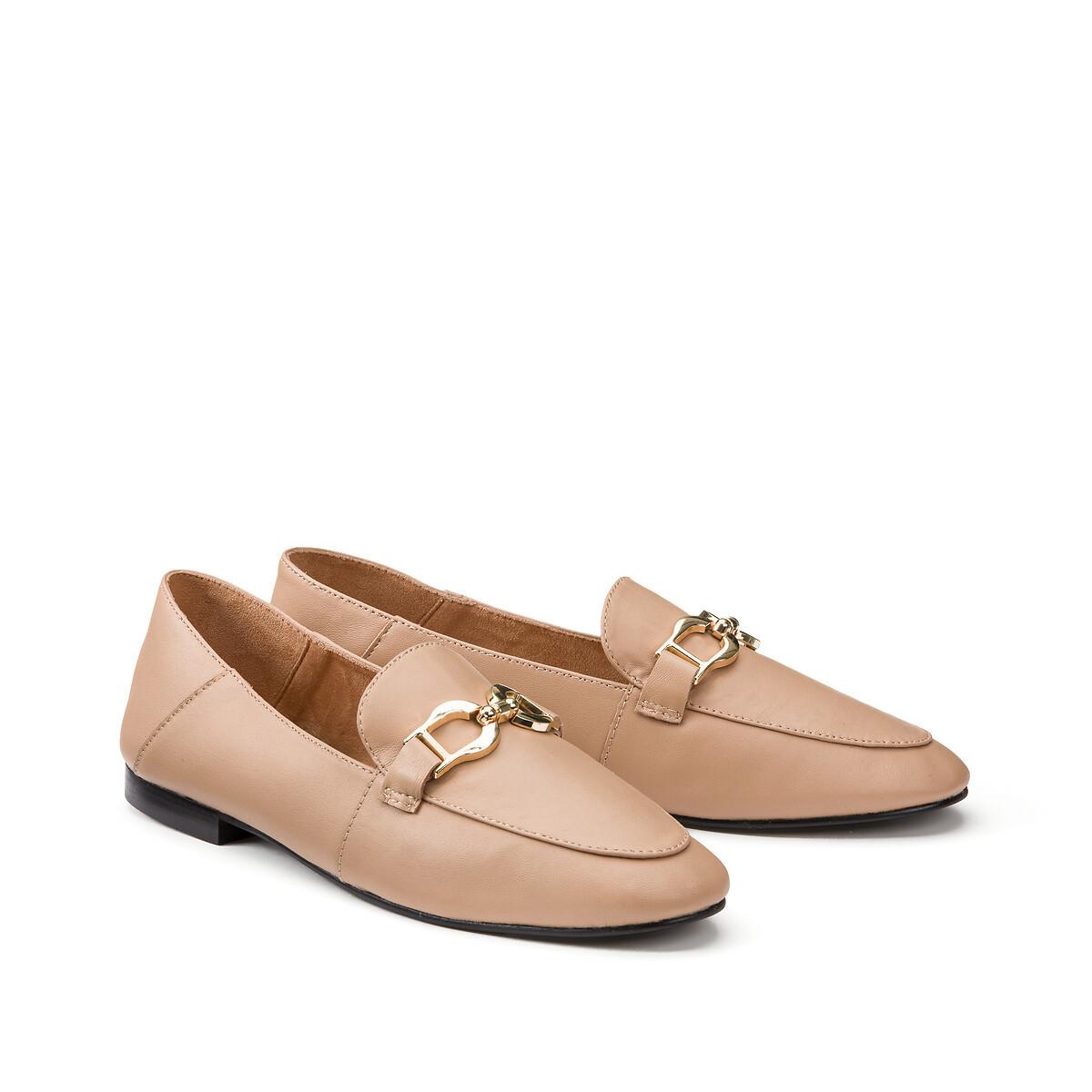 Leder-loafer Mit Morsetti Damen Braun 37 von La Redoute Collections