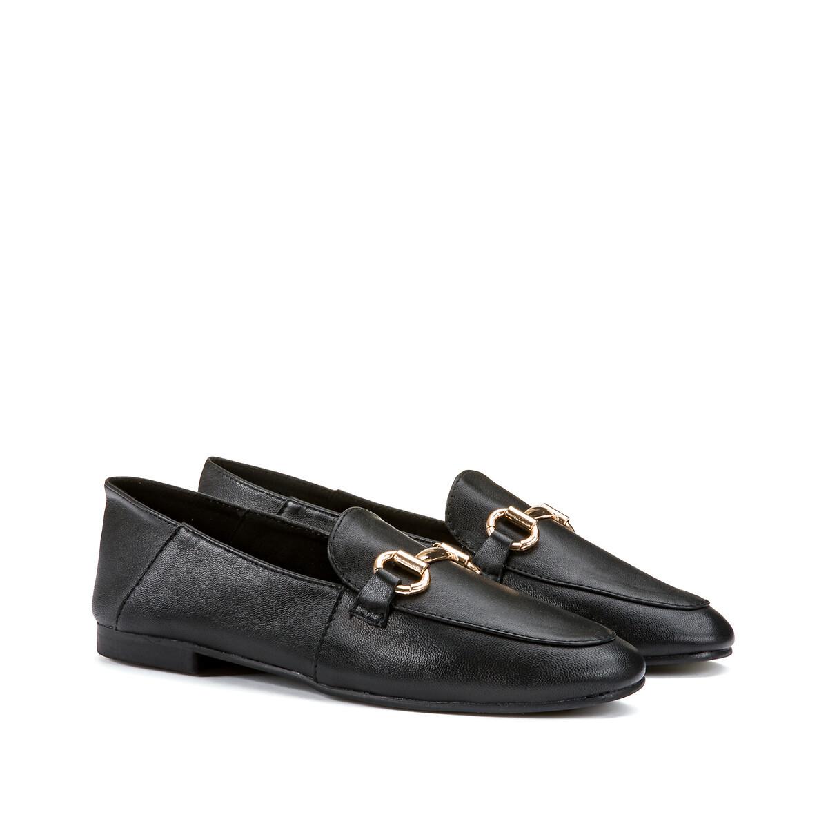 Leder-loafer Mit Morsetti Damen Schwarz 37 von La Redoute Collections