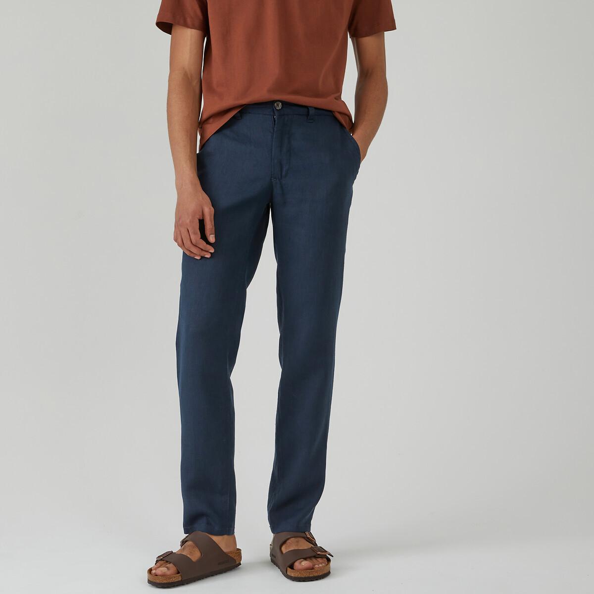 Leinenhose Herren Blau 42 von La Redoute Collections