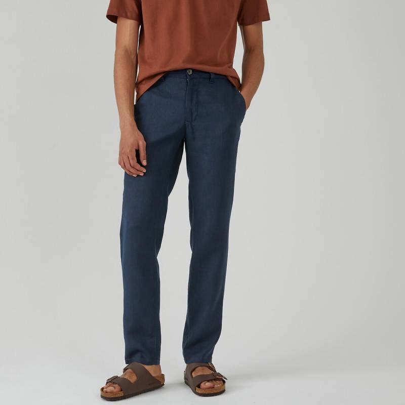 Leinenhose Herren Blau 58 von La Redoute Collections