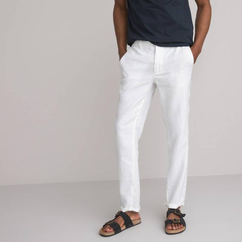 Leinenhose Herren Weiss 56 von La Redoute Collections