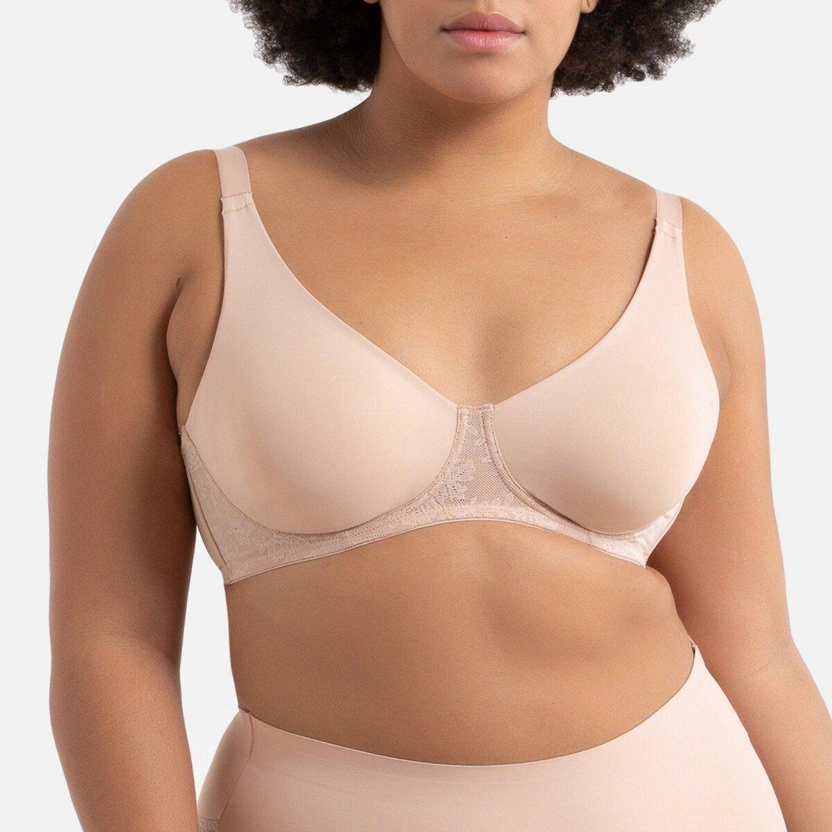 Minimizer-bh Aus Mikrofaser Und Spitze Damen Nude E/90 von La Redoute Collections