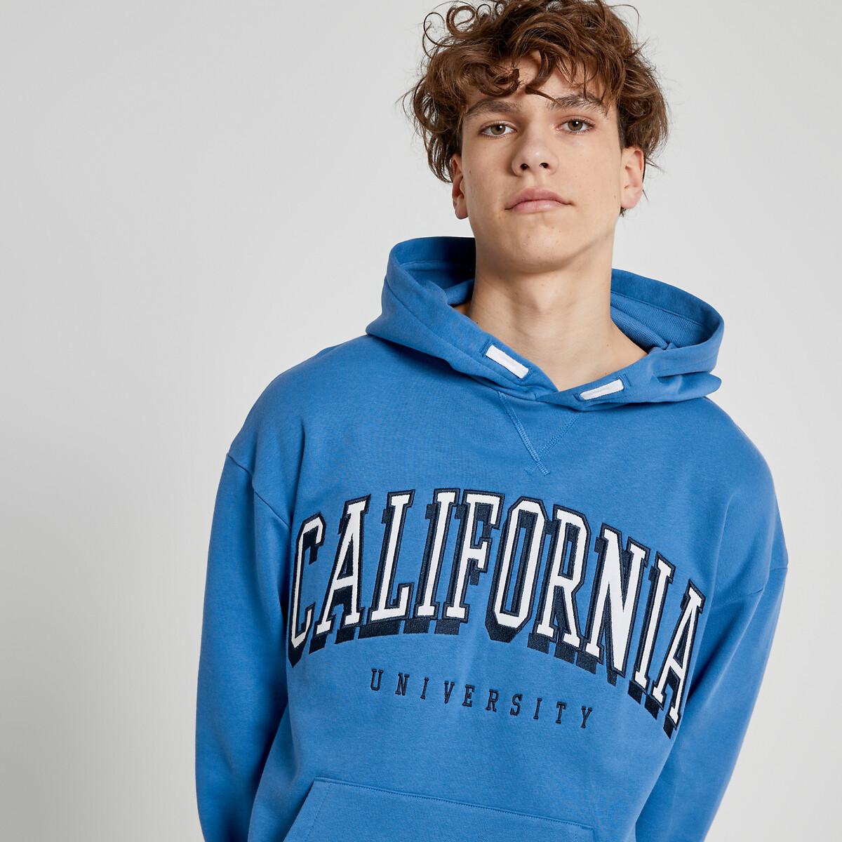 Oversized-kapuzensweatshirt Jungen Blau XXS von La Redoute Collections