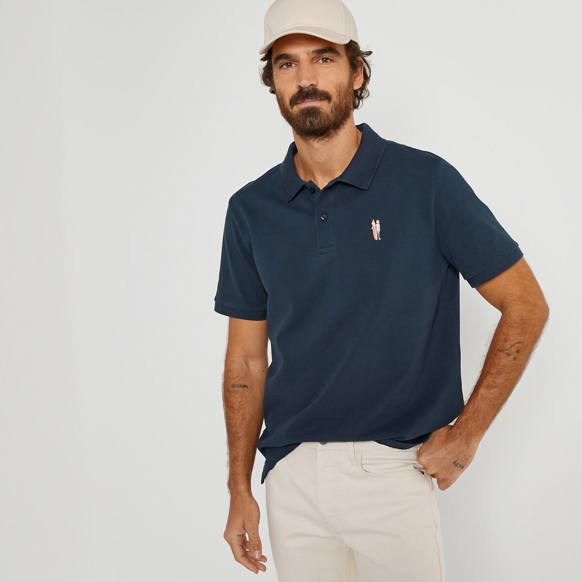 Poloshirt Herren Blau M von La Redoute Collections