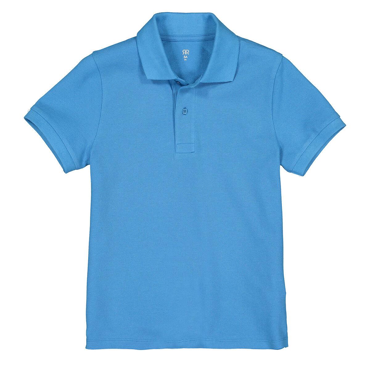 Poloshirt Mit Kurzen Ärmeln Jungen Blau 126 von La Redoute Collections