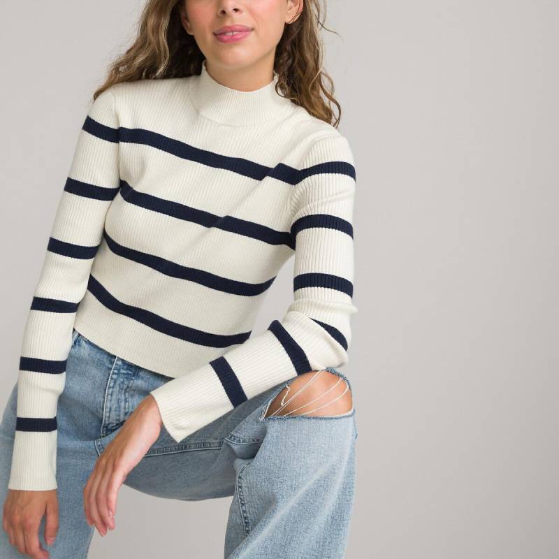 Pull Cropped Mädchen Blau XXXS von La Redoute Collections