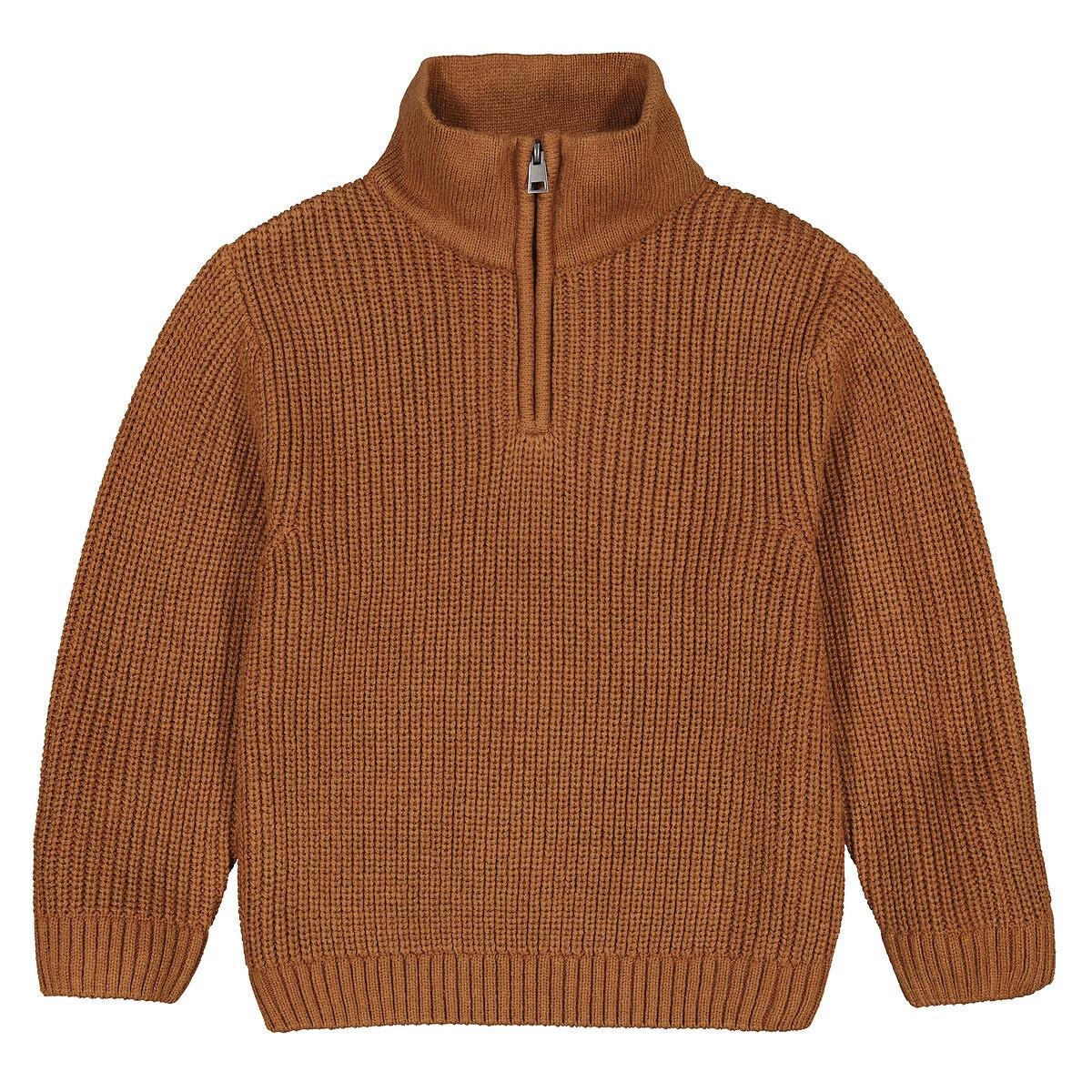 Pullover Jungen Braun 102 von La Redoute Collections