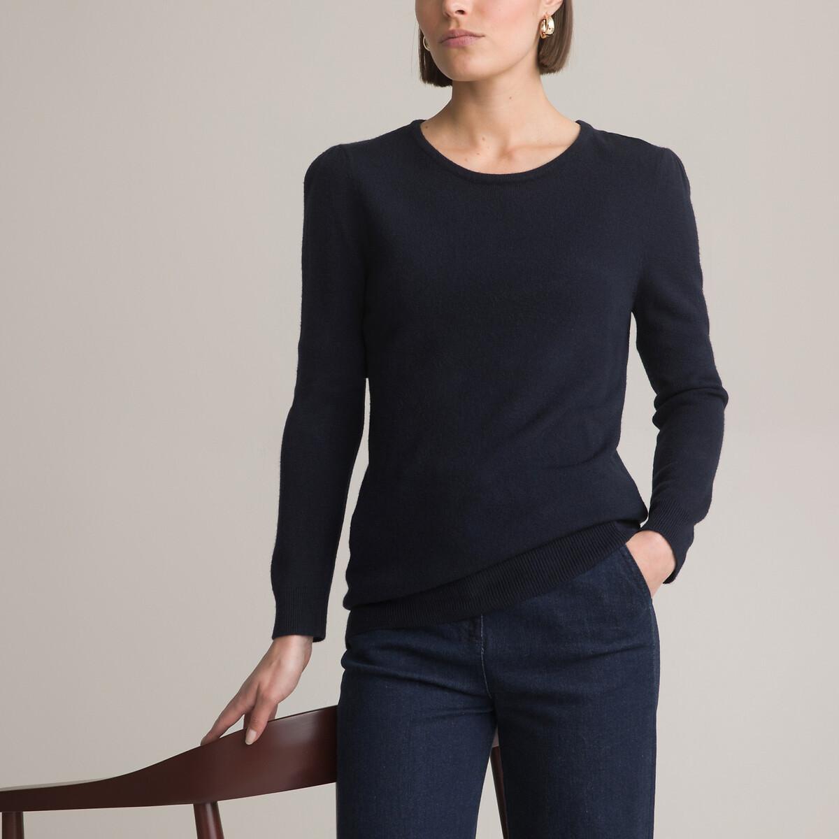 Pullover Mit Rundem Ausschnitt Damen Blau 33/34 von La Redoute Collections