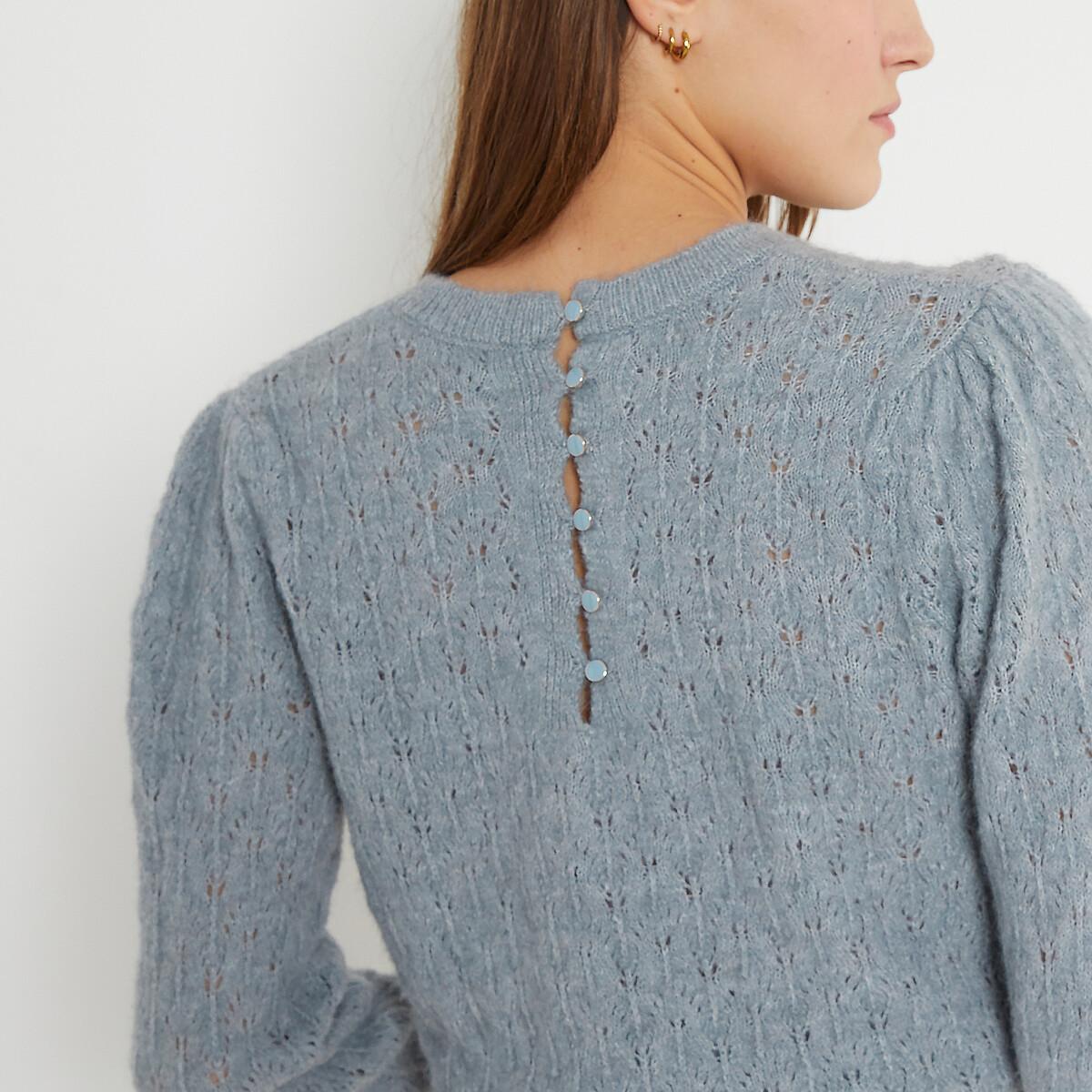 Pullover Mit Rundem Ausschnitt Damen Blau M von La Redoute Collections