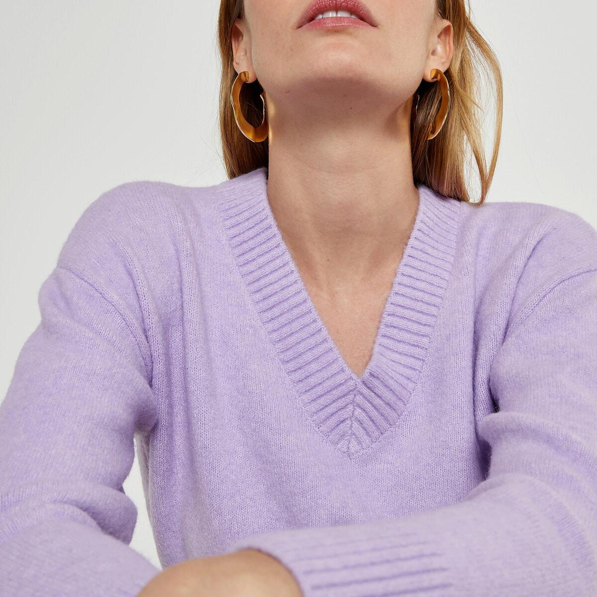 Pullover Mit V-ausschnitt Damen Beige XL von La Redoute Collections