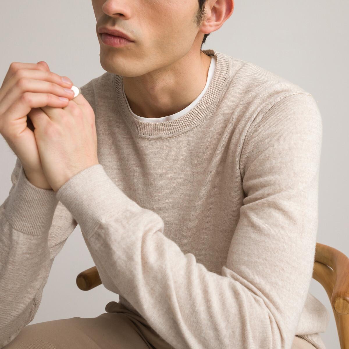 Signature Pullover Aus Merinowolle Herren Beige L von La Redoute Collections