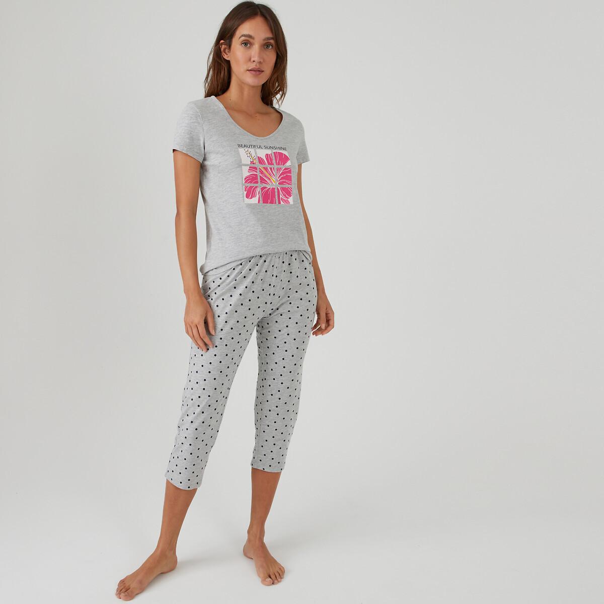 Pyjama Damen Weiss Bedruckt 38 von La Redoute Collections