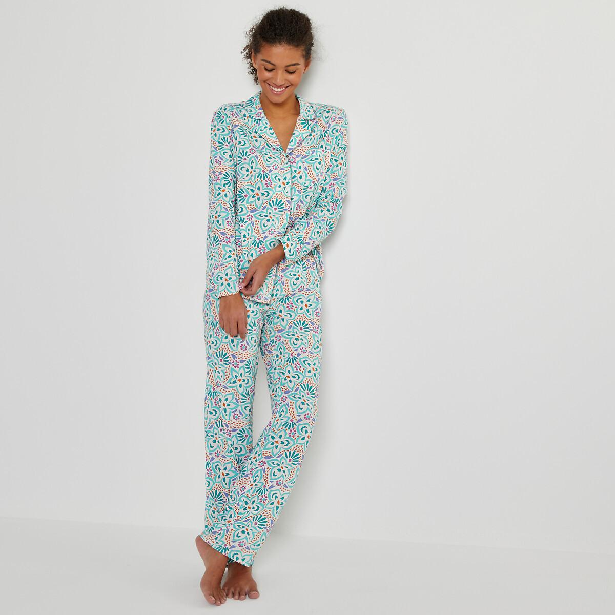Pyjama Mit Blumenmuster Damen Multicolor 36 von La Redoute Collections