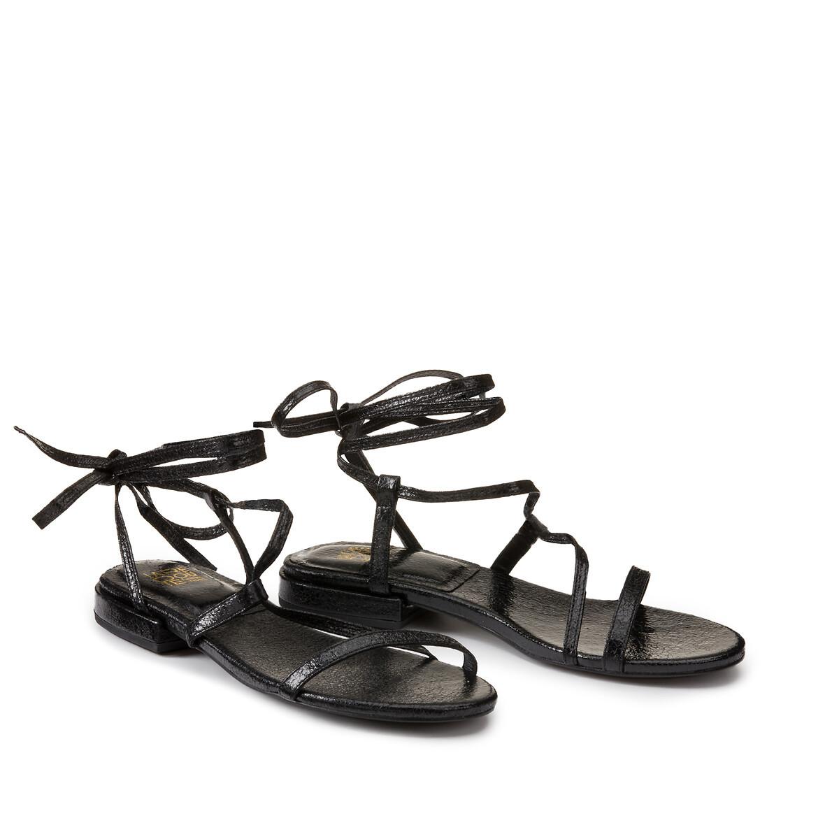 Sandalen Damen Schwarz 38 von La Redoute Collections