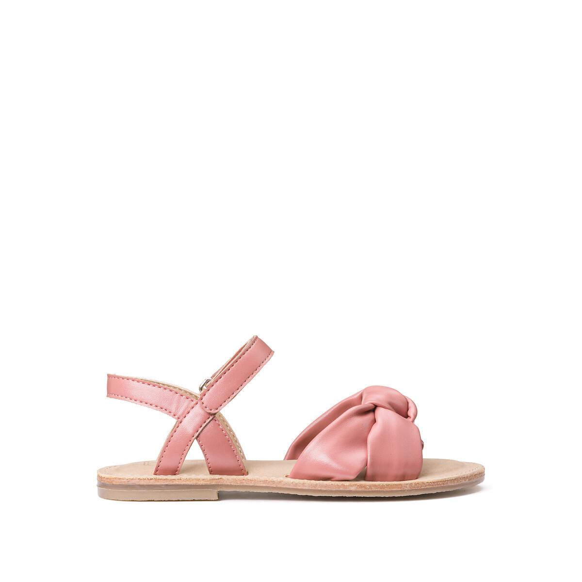 Sandalen Mit Klettverschluss Damen Rosa 26 von La Redoute Collections