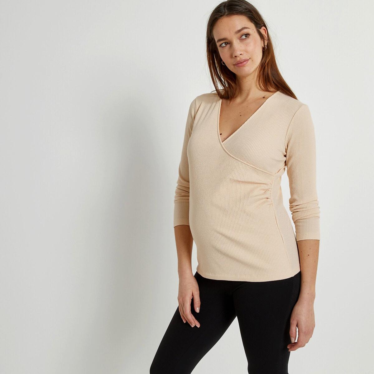 Shirt Für Schwangerschaft Und Stillzeit Damen Weiss L von La Redoute Collections