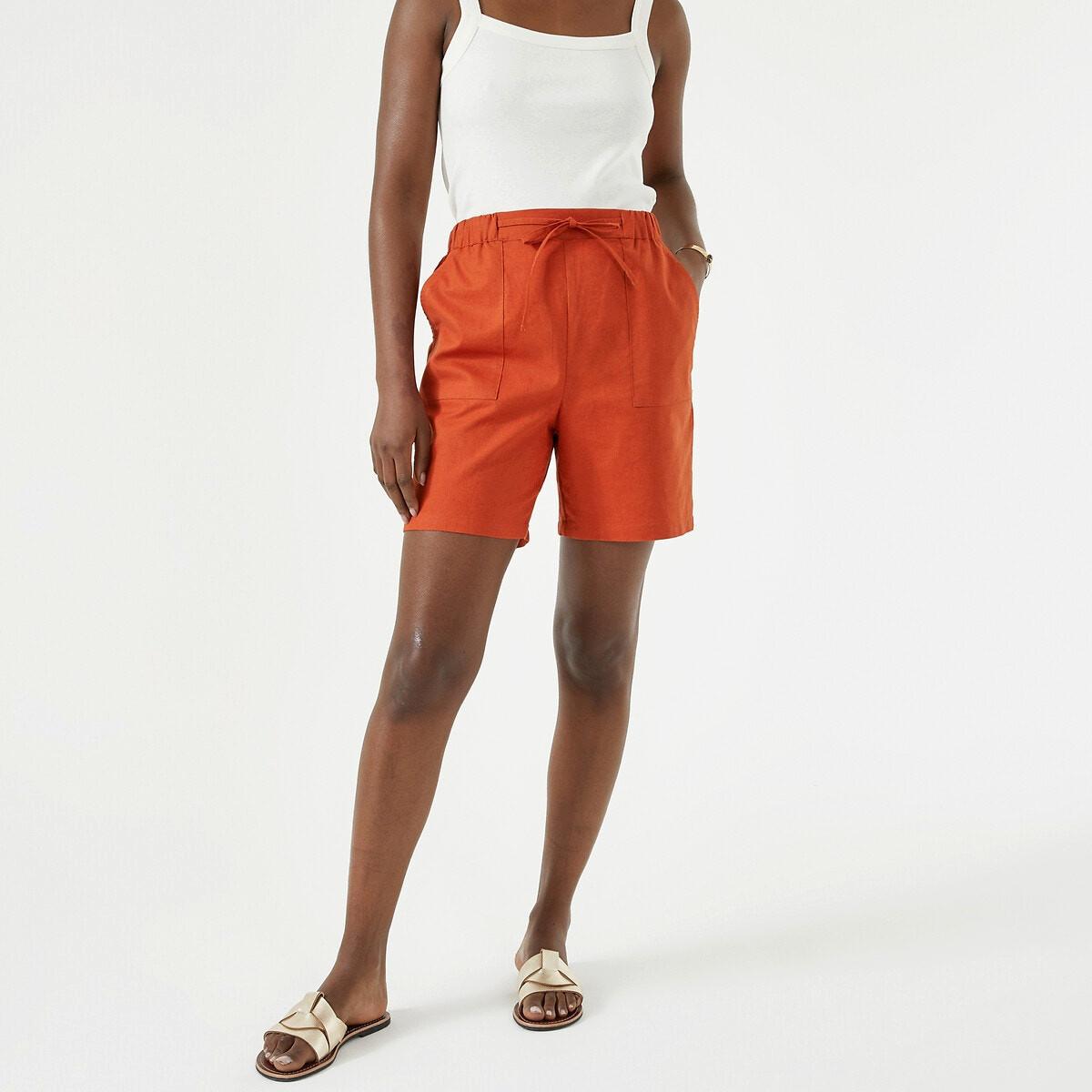 Shorts Damen Orange 34 von La Redoute Collections