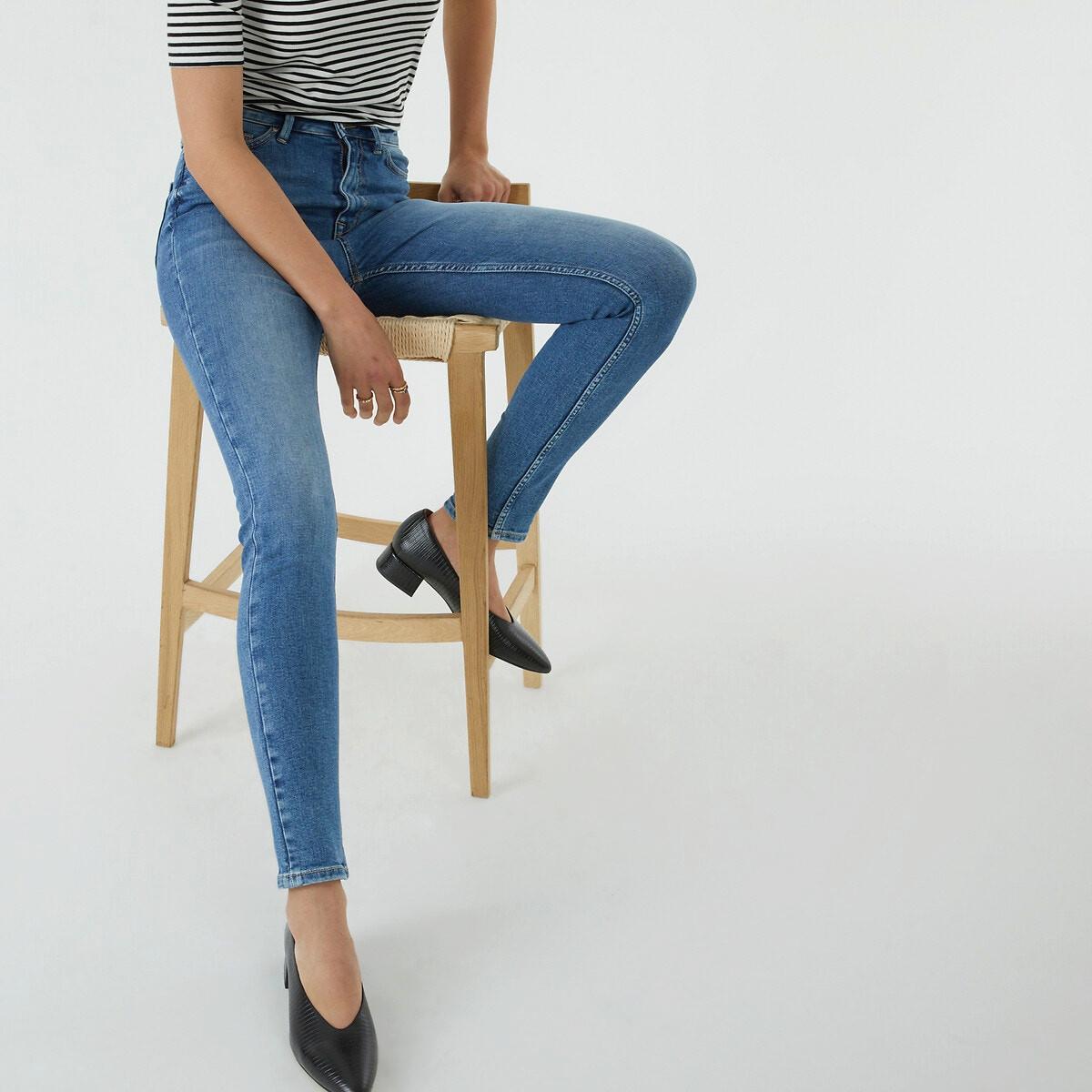 Skinny-jeans Damen Blau 32 von La Redoute Collections